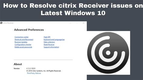 citrix receiver smart card error|citrix receiver general error.